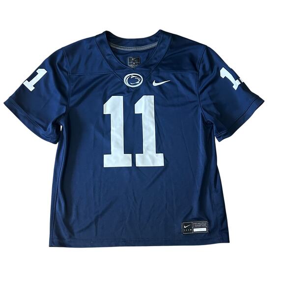 Kids Nike Penn State Jersey Micah Parsons Youth Medium Dri Fit Navy Blue PSU - Picture 1 of 7